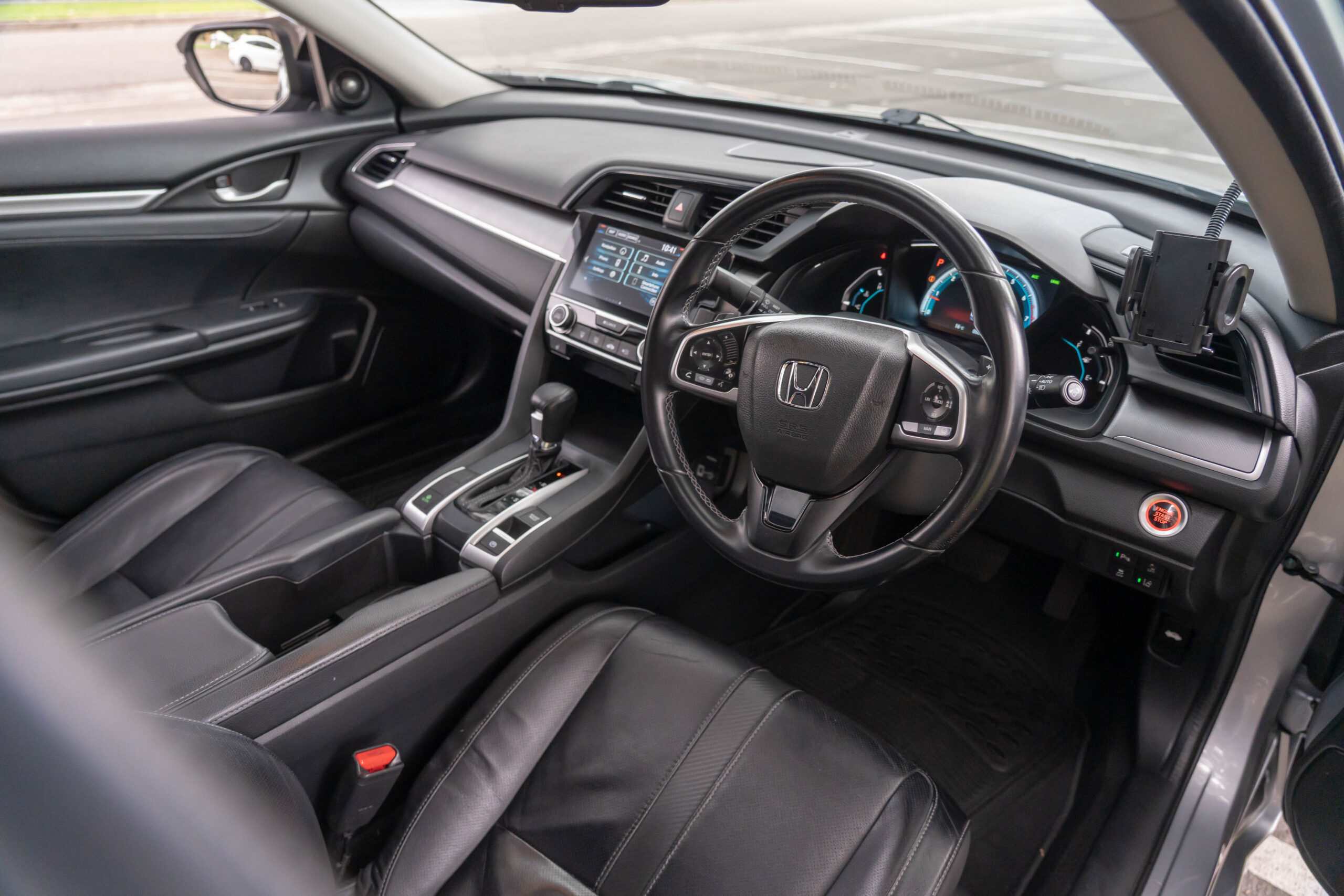 Example image of a car dashboard